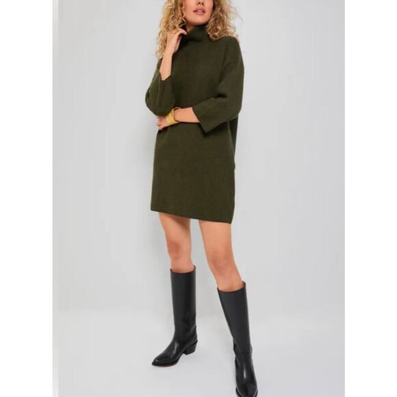 TUCKERNUCK Pomander Place Moss Green Vivianne Dress NWT Size Large - Picture 5 of 12